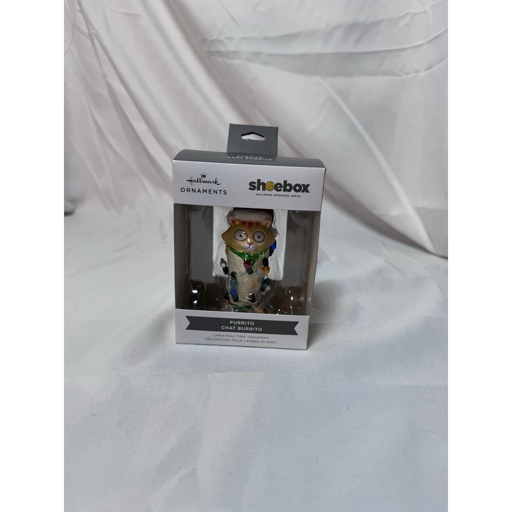Hallmark Shoebox Chat Burrito Purrito Ornament Holiday Christmas 2025 1HAJ2208